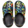 Crocs Classic Tie Dye-mønster Crocs Beach Unisex denim blå sandaler 205453-4SW