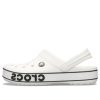 Crocs Crocband Bold Logo Clog White Sandaler 206021-103