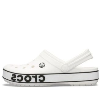 Crocs Crocband Bold Logo Clog White Sandaler 206021-103