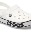Crocs Crocband Bold Logo Clog White Sandaler 206021-103