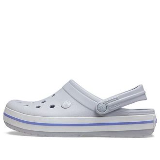 Crocs Crocband lette, slitesterke unisex grå sandaler 11016-1FH Crocs Crocband lette, slitesterke unisex grå sandaler 11016-1FH