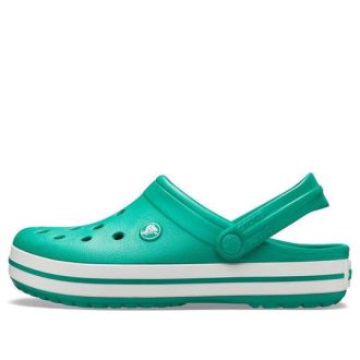 Crocs Crocband lette, slitesterke unisex grønne sandaler 11016-3TL Crocs Crocband lette, slitesterke unisex grønne sandaler 11016-3TL