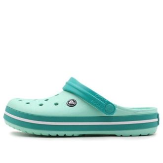 Crocs Crocband lette, slitesterke unisex mintgrønne sandaler 11016-3R6 Crocs Crocband lette, slitesterke unisex mintgrønne sandaler 11016-3R6