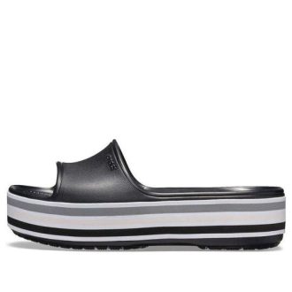 Crocs Crocband Platform Slides «Black Grey White» 205693-001 Crocs Crocband Platform Slides «Black Grey White» 205693-001