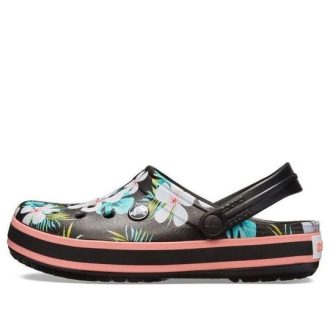 Crocs Crocband sesongbaserte grafiske tresko «Black White Pink» 205579-0CV Crocs Crocband sesongbaserte grafiske tresko «Black White Pink» 205579-0CV