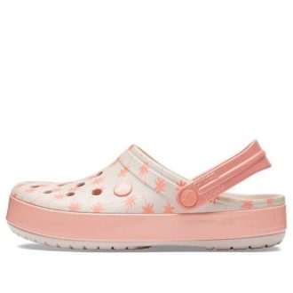 Crocs Crocband sesongbaserte grafiske tresko «Pink White» 205579-6PR Crocs Crocband sesongbaserte grafiske tresko «Pink White» 205579-6PR