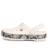 Crocs Crocband Snake Print Clogs &laquo;White Black&raquo; 206380-13T