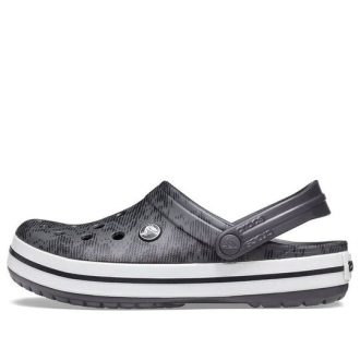 Crocs Crocband-tresko &laquo;Gråsvart&raquo; 206474-02W