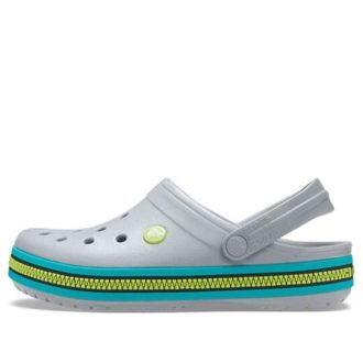 Crocs Crocband Zipper Band Clogs &laquo;Grey Aqua&raquo; 206594-0GV