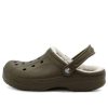 Crocs Crocs klassiske fôrede tresko &laquo;Walnut Oatmeal&raquo; 1624428A