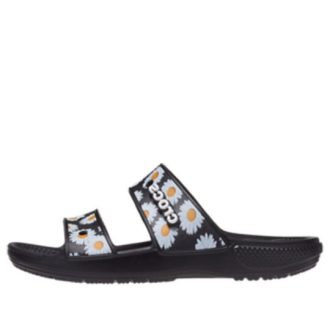 Crocs Daisy Lette slitesterke sportstøfler Unisex Svart Hvit 207284-0ZI