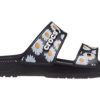 Crocs Daisy Lette slitesterke sportstøfler Unisex Svart Hvit 207284-0ZI