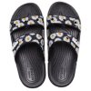 Crocs Daisy Lette slitesterke sportstøfler Unisex Svart Hvit 207284-0ZI