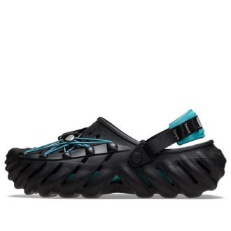 Crocs Echo Reflekterende blonder Clog &laquo;Black Teal&raquo; 210004-001