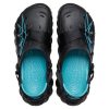 Crocs Echo Reflekterende blonder Clog &laquo;Black Teal&raquo; 210004-001