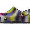 Crocs fargerike Crocs Beach Unisex flerfargede svarte sandaler 207556-0C4