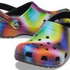 Crocs fargerike Crocs Beach Unisex flerfargede svarte sandaler 207556-0C4