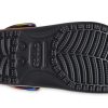 Crocs fargerike Crocs Beach Unisex flerfargede svarte sandaler 207556-0C4