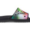 Crocs fargerike uformelle unisex svarte tøfler i flere farger 207557-0C4