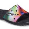 Crocs fargerike uformelle unisex svarte tøfler i flere farger 207557-0C4