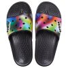 Crocs fargerike uformelle unisex svarte tøfler i flere farger 207557-0C4