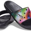 Crocs fargerike uformelle unisex svarte tøfler i flere farger 207557-0C4