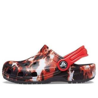 Crocs (GS) Classic Bleach Dye Clogs &laquo;Red White Black&raquo; 207404-063