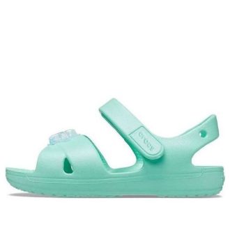 Crocs (GS) Classic Cross-Strap Charm Sandals &laquo;Turquoise&raquo; 206947-3U3