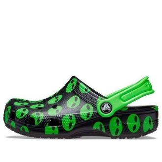 Crocs (GS) Classic Easy Icon Clogs &laquo;Black Green&raquo; 207599-001