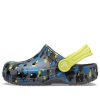 Crocs (GS) Classic klassiske trykte tresko &laquo;Charcoal Citrus Croslite&raquo; 205813-00T