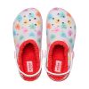 Crocs (GS) Classic Lined Elevated Sweethearts-tresko &laquo;Red White&raquo; 207738-119