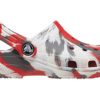 Crocs (GS) Classic Marmored Clogs &laquo;White Red Grey&raquo; 207002-884