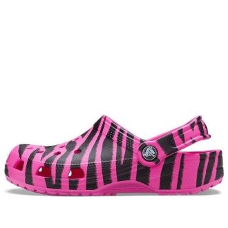 Crocs (GS) Classic Out of This World-tresko &laquo;Electric Pink Black&raquo; 206739-6QS