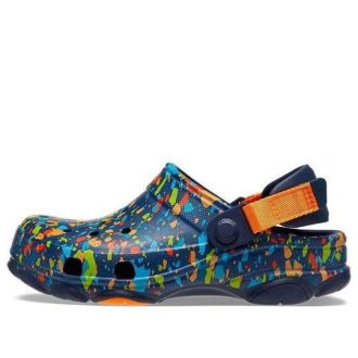 Crocs (GS) Classic terrengterrazzo tresko &laquo;Blue Orange Multi&raquo; 207610-4HQ