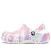 Crocs (GS) Classic Tie-Dye grafiske tresko &laquo;White Multi&raquo; 205451-6SN