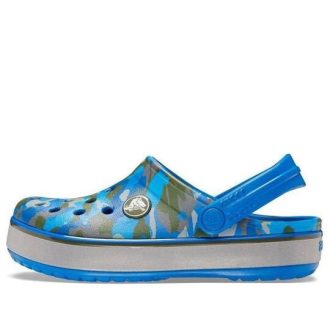 Crocs (GS) Crocband Camo Reflect Band-tresko &laquo;Blue Grey&raquo; 205818-4JL