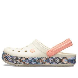 Crocs (GS) Crocband Gallery Clogs &laquo;White Pink&raquo; 205166-1AS