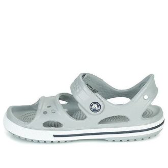 Crocs (GS) Crocband II sandaler &laquo;Light Grey&raquo; 14854-01U