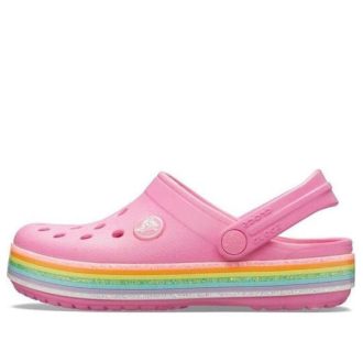 Crocs (GS) Crocband Rainbow Glitter Clogs &laquo;Pink&raquo; 206151-669