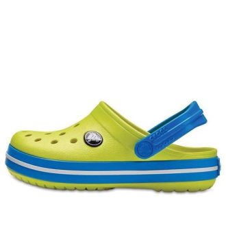 Crocs (GS) Crocband Round Toe Clogs &laquo;Yellow Blue&raquo; 204537-73E