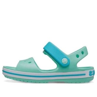 Crocs (GS) Crocband-sandaler &laquo;Green Blue&raquo; 12856-3U3