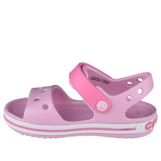 Crocs (GS) Crocband-sandaler &laquo;Pink&raquo; 12856-6GD
