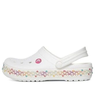 Crocs (GS) Crocband Stretch Halskjede Clog &laquo;White Multi&raquo; 208269-94S
