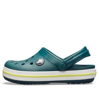 Crocs (GS) Crocband-tresko &laquo;Green White&raquo; 204537-375