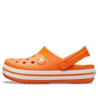 Crocs (GS) Crocband-tresko &laquo;Orange White&raquo; 204537-810