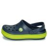 Crocs (GS) Crocband-utskjæringsdetalj Rund tå-tresko &laquo;Marinegrønn&raquo; 204537-4K6