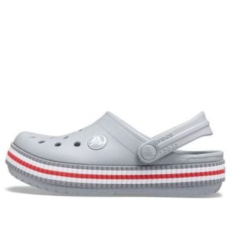 Crocs (GS) Crocband Varsity-tresko &laquo;Grårød&raquo; 207008-007
