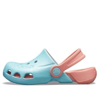 Crocs (GS) Electro Back Strap Rund Toe Clogs &laquo;Blue Pink&raquo; 10400-4JF