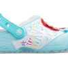 Crocs (GS) Fun Lab Disney Little Mermaid-tresko &laquo;Sky Blue White&raquo; 206281-4O9
