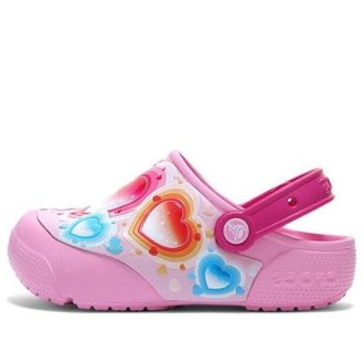 Crocs (GS) Fun Lab Heart Lights Tresko &laquo;Pink Blue&raquo; 205648-6I2